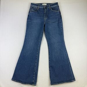 Abercrombie & Fitch The Flare Ultra High Rise Jeans 29/8s Curve Love Med Wash